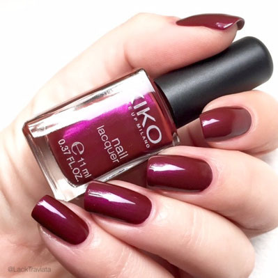 swatch KIKO 498 Pearly Cherry Purple