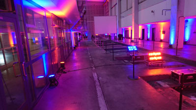 Ambientbeleuchtung equipvent Veranstaltungstechnik Eventtechnik Hamburg Schwerin Rostock
