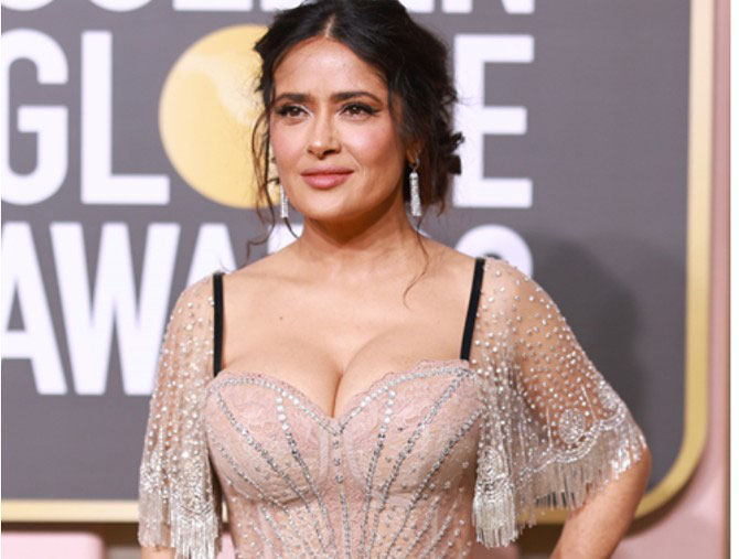 Golden Globe Salma Hayek in Boucheron Benvenuti su pinkandchic!