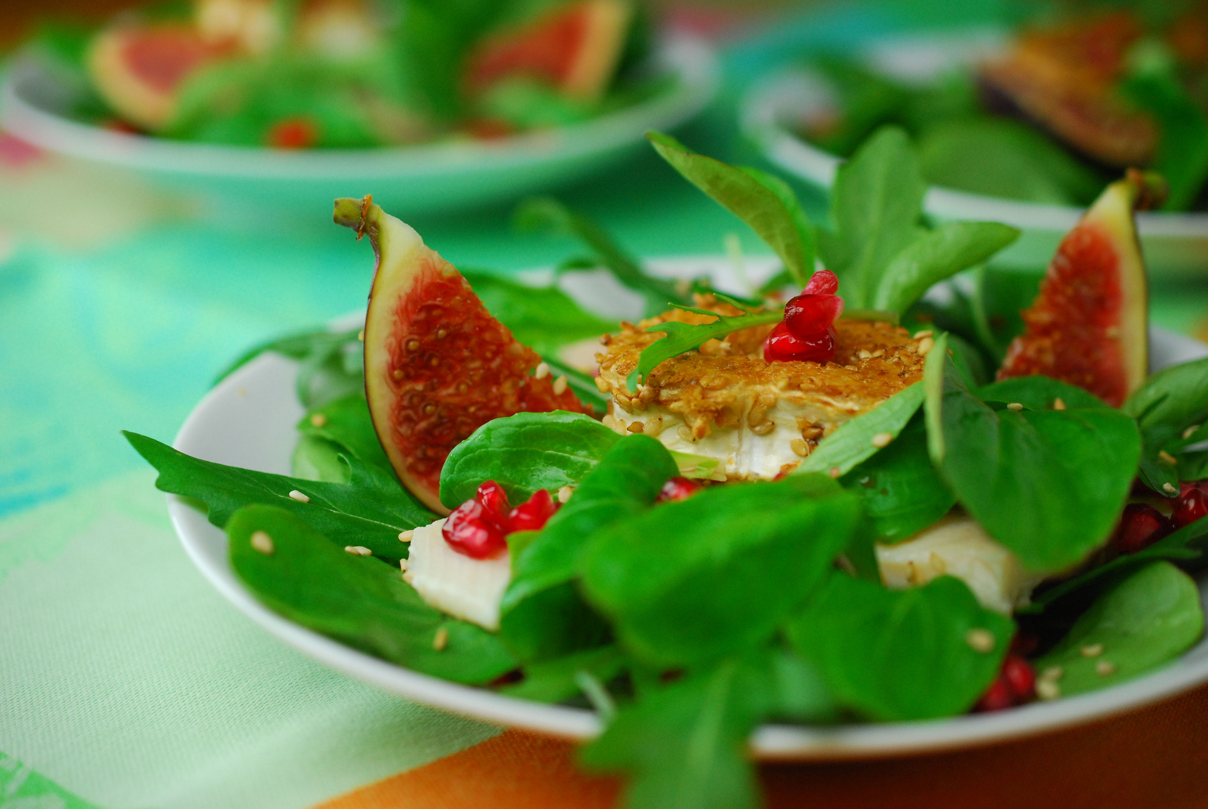 Feldsalat mit Ziegenkäse und Feigen - Praxis Dr. med. Klaus N. Hoffmann Feldsalat mit Ziegenkäse und Feigen - Praxis Dr. med. Klaus N. Hoffmann