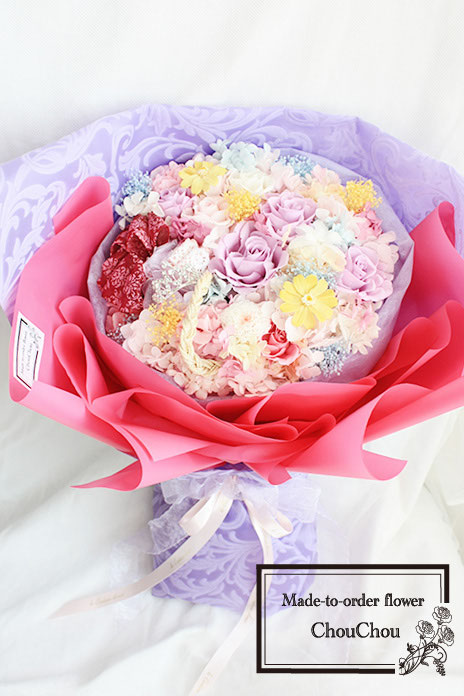 プロポーズ ラプンツェル イメージの花束 ディズニーシー ホテル