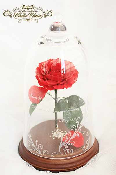 誕生日プレゼント 美女と野獣の一輪の薔薇 Order No オーダーフラワー Chouchou シュシュ プロポーズ 誕生日 スタンド花 誕生日プレゼント 美女と野獣の一輪の薔薇 Order No オーダーフラワー Chouchou シュシュ プロポーズ 誕生日 スタンド花