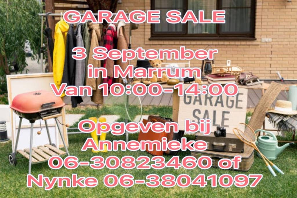 GarageSale 2022 De website van marheim!