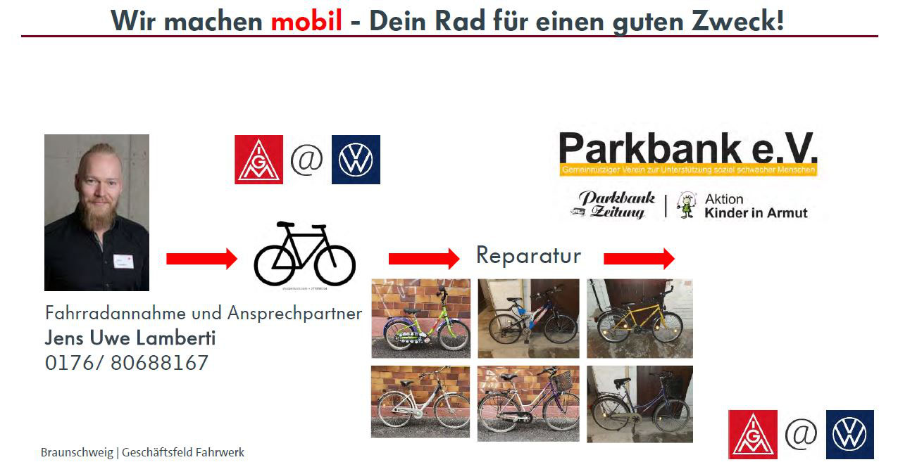 Vertrauenskorperleitung Vkl Ig Metall Bei Volkswagen Braunschweig