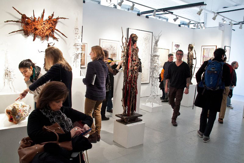 Out sider art fair NY アーティスト刺繍アートハンドクラフト