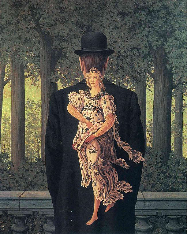 【最安値】 作品解説】ルネ・マグリット「レディメイドの花束」 - Artpedia 絵画