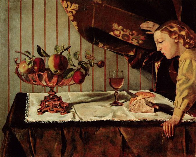 バルテュス、BALTHUS、野菜のある静物、希少な額装用画集より バルテュス、BALTHUS、野菜のある静物、希少な額装用画集より