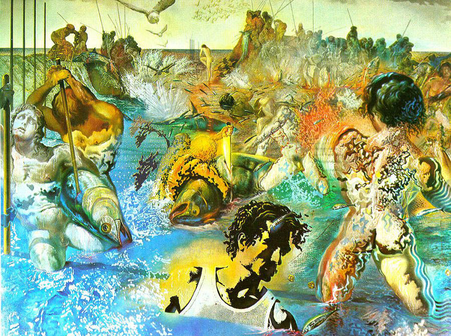 超ポイントアップ祭 ヨナと大魚 ダリ サルバドール リトグラフ 不吉 版画 版画