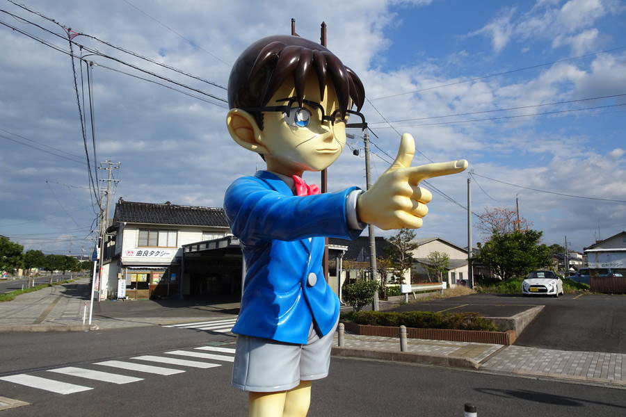 コナン通り｜北栄町は名探偵コナンで町おこし！駅に家に博物館に【鳥取観光スポット】