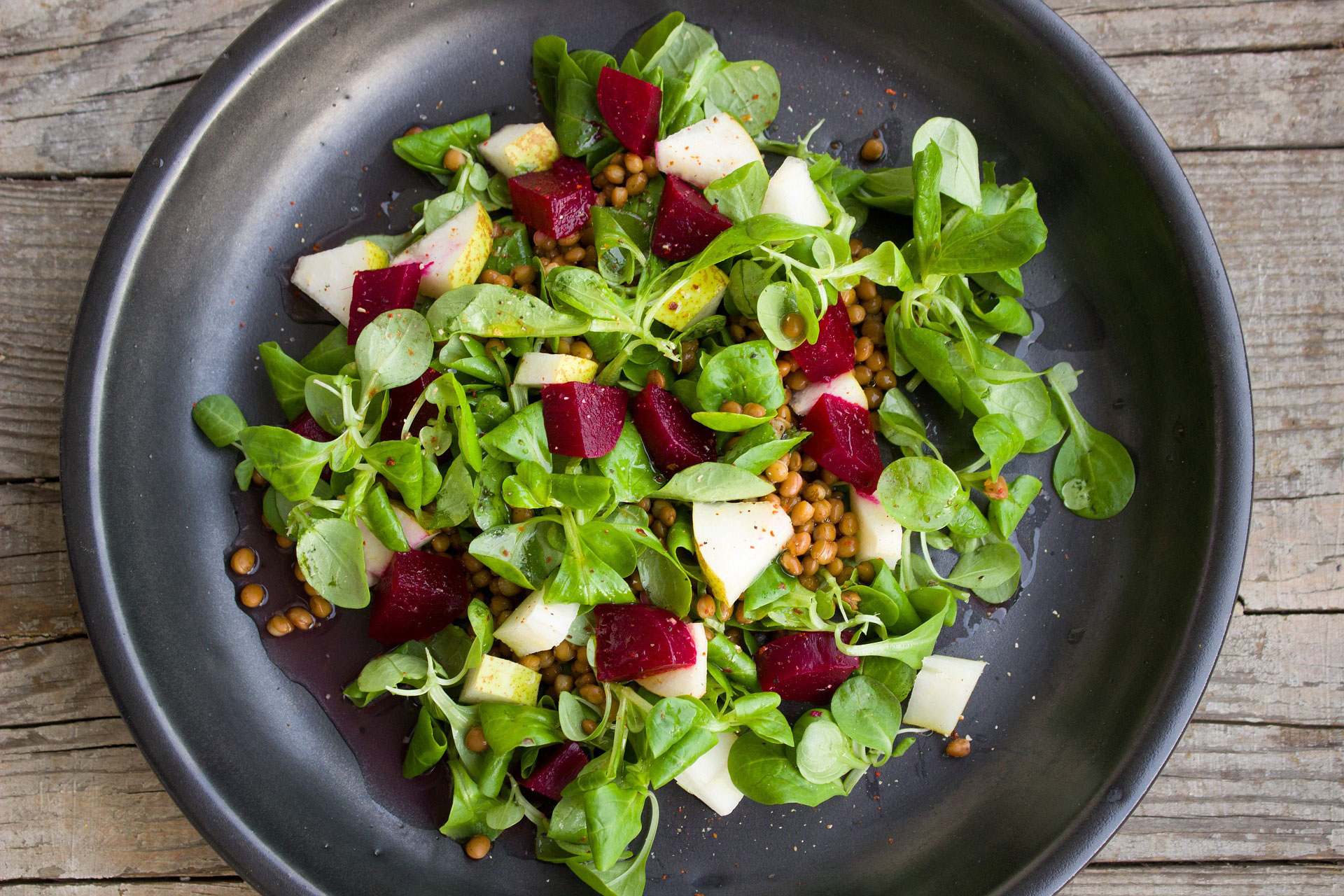 Rote Beete-Linsen-Salat - Just Fit Blog