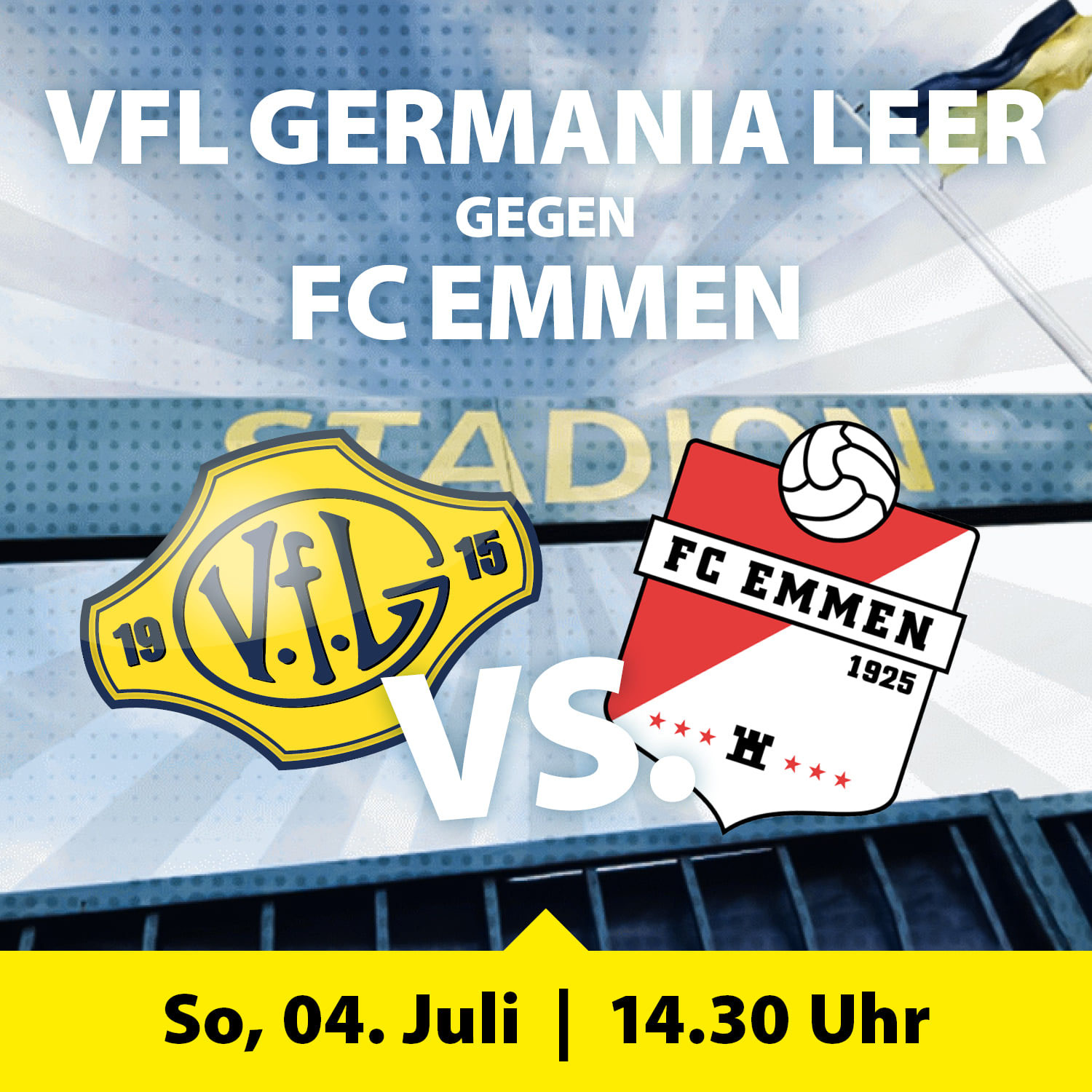 Fc Emmen Kommt Erneut Nach Leer Vfl Germania Leer Fussball