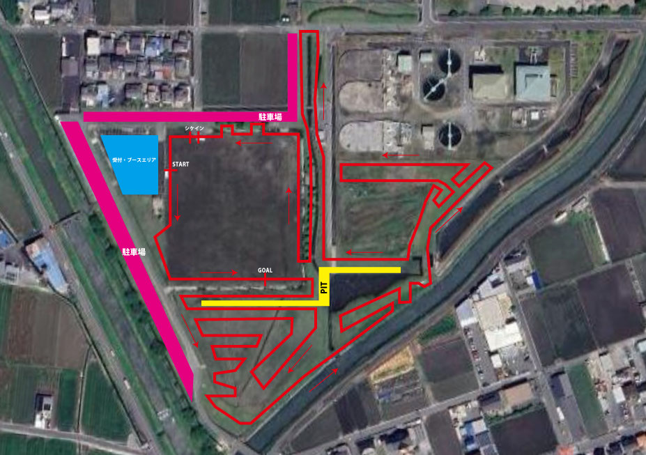 河村ページ 東海CX 第3戦 池田町南部公園 コース図 - 東海シクロクロス -TOKAI