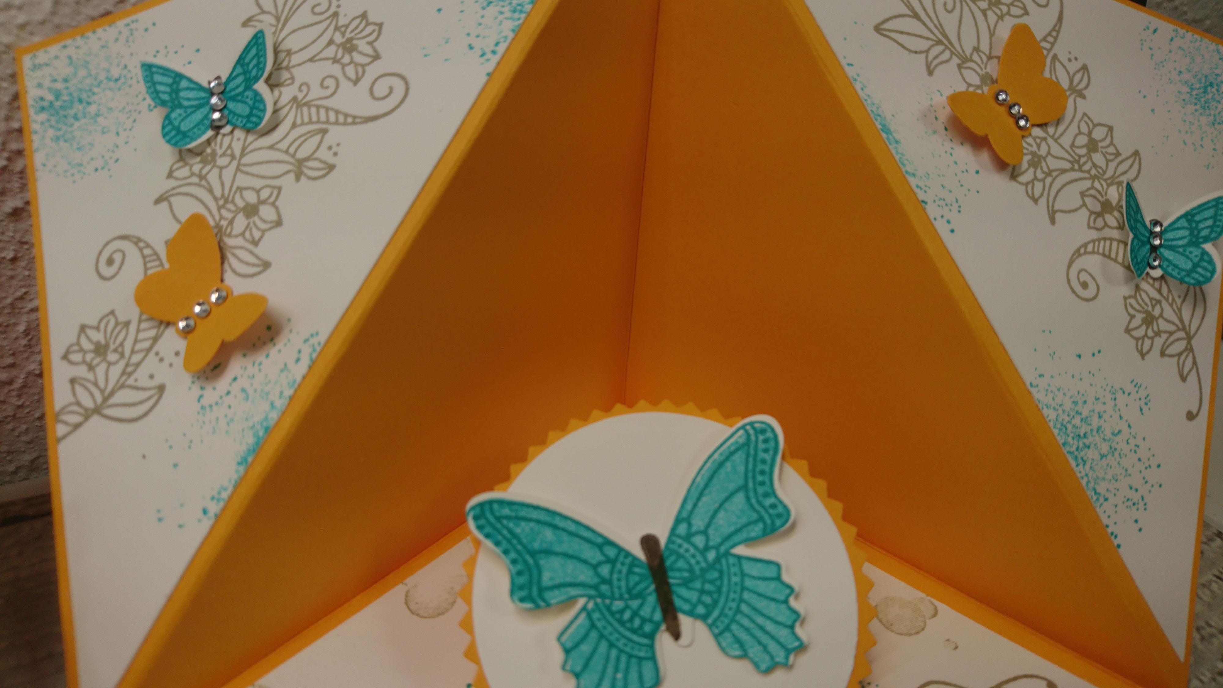 Hop Around the Corner Kartentechnik Kreativstempel Birgit Heßdörfer