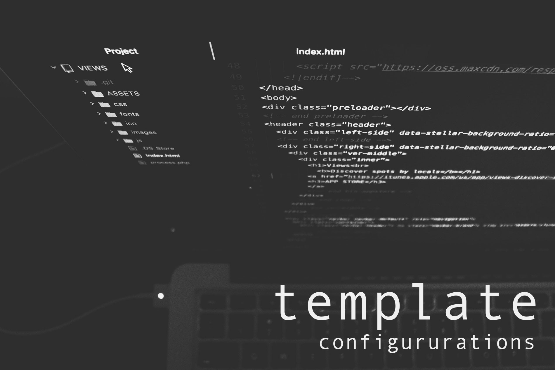 Template Configuration Jimdo Official Website