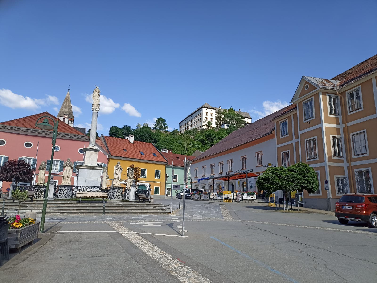 Rundgang durch Murau Stadt Ferien auf der Berghütte