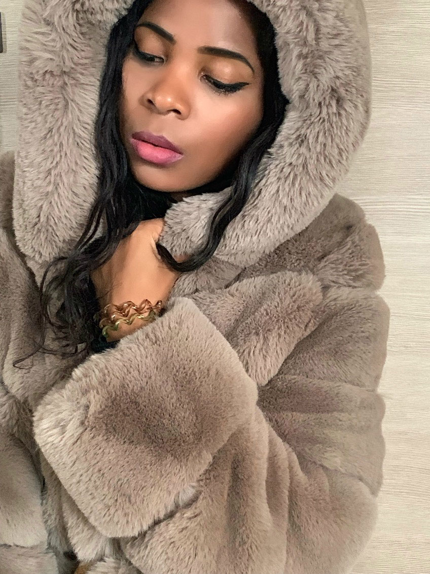 Manteau fausse fourrure 2025 vegan