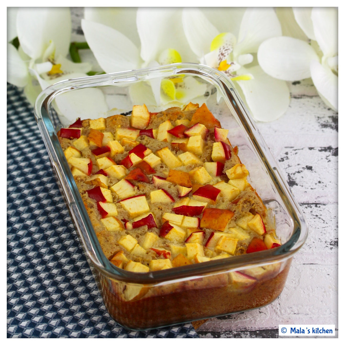 Topfen-Grieß-Auflauf mit Apfel - Martina Nardon
