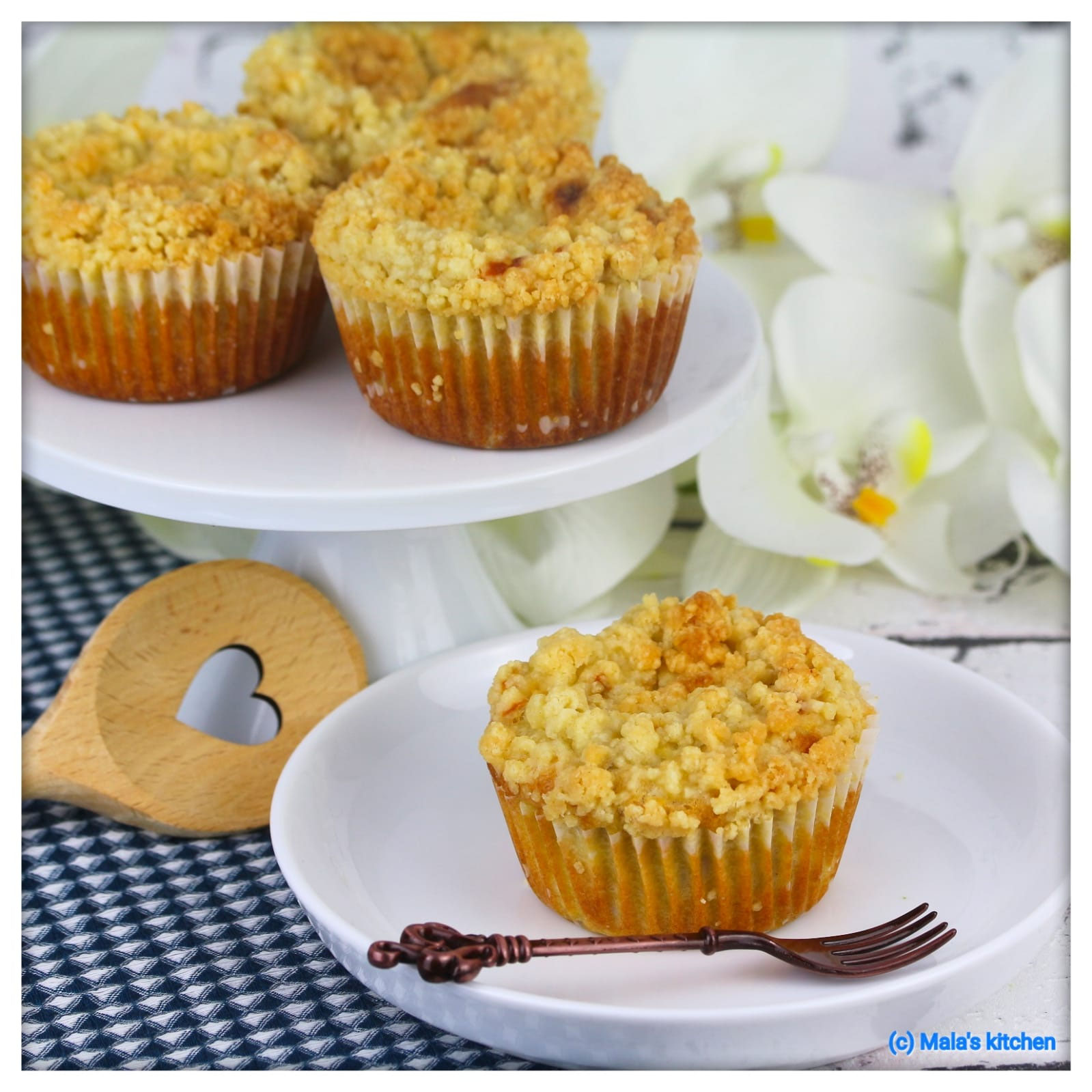 Rhabarber-Streusel-Muffins - Martina Nardon