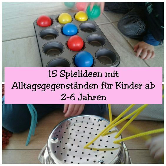 Spielideen mit Alltagsgegenständen für Kinder - Ginas bunter Kinderblog ...