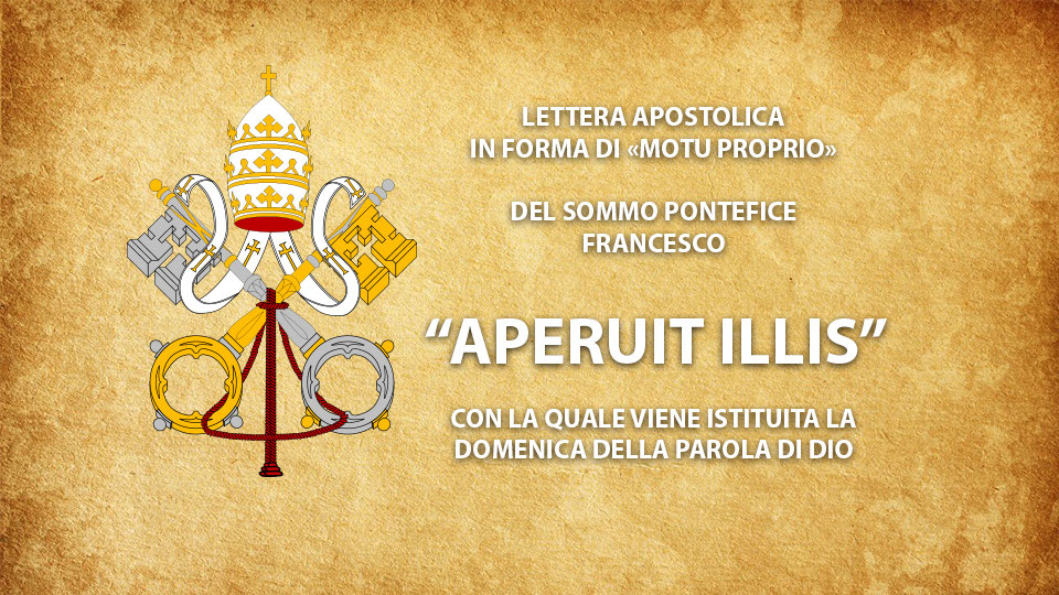 Lettera Apostolica APERUIT ILLIS - Carmelitani dell' Italia ...