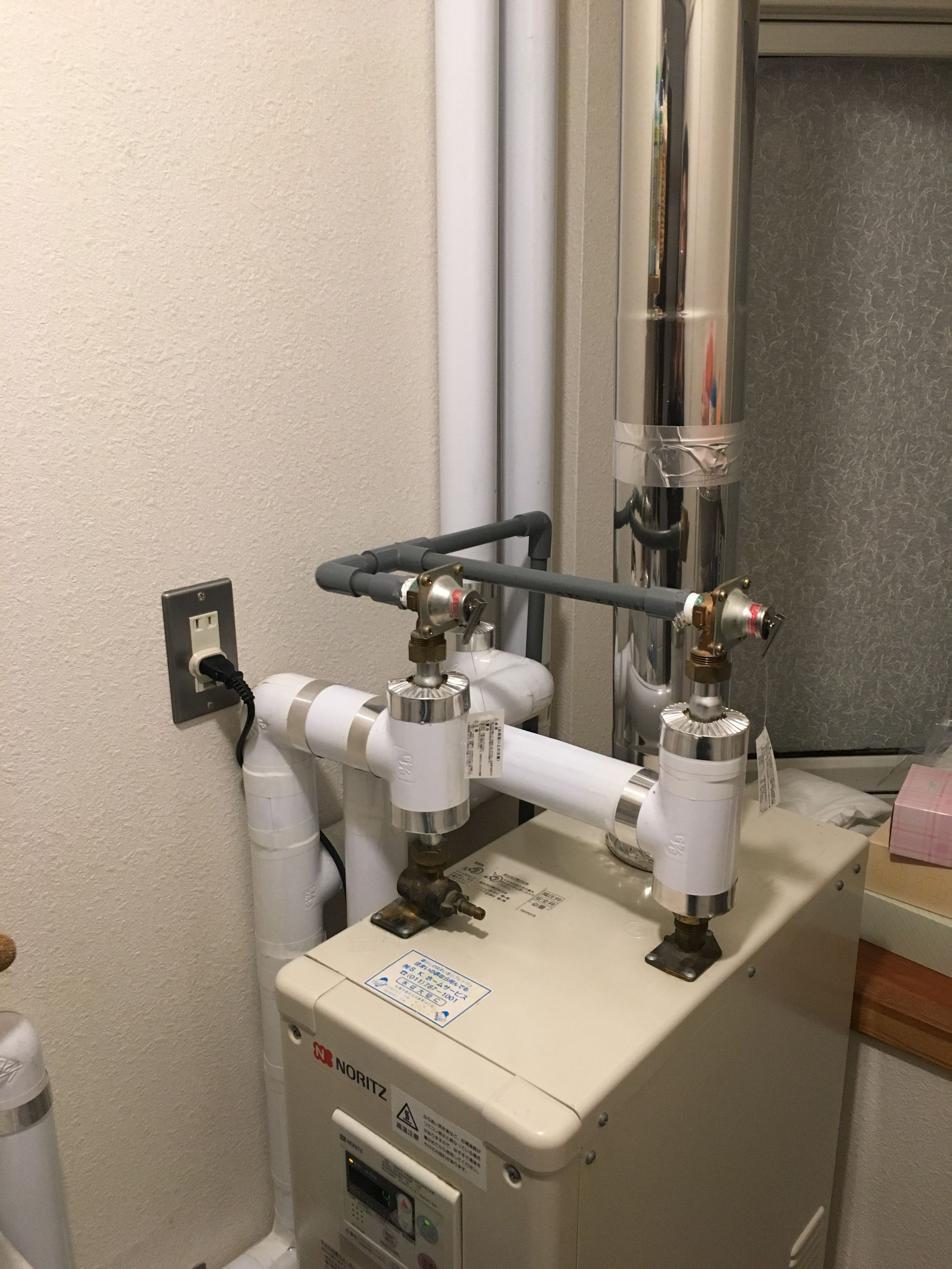 水道直圧式石油ボイラー