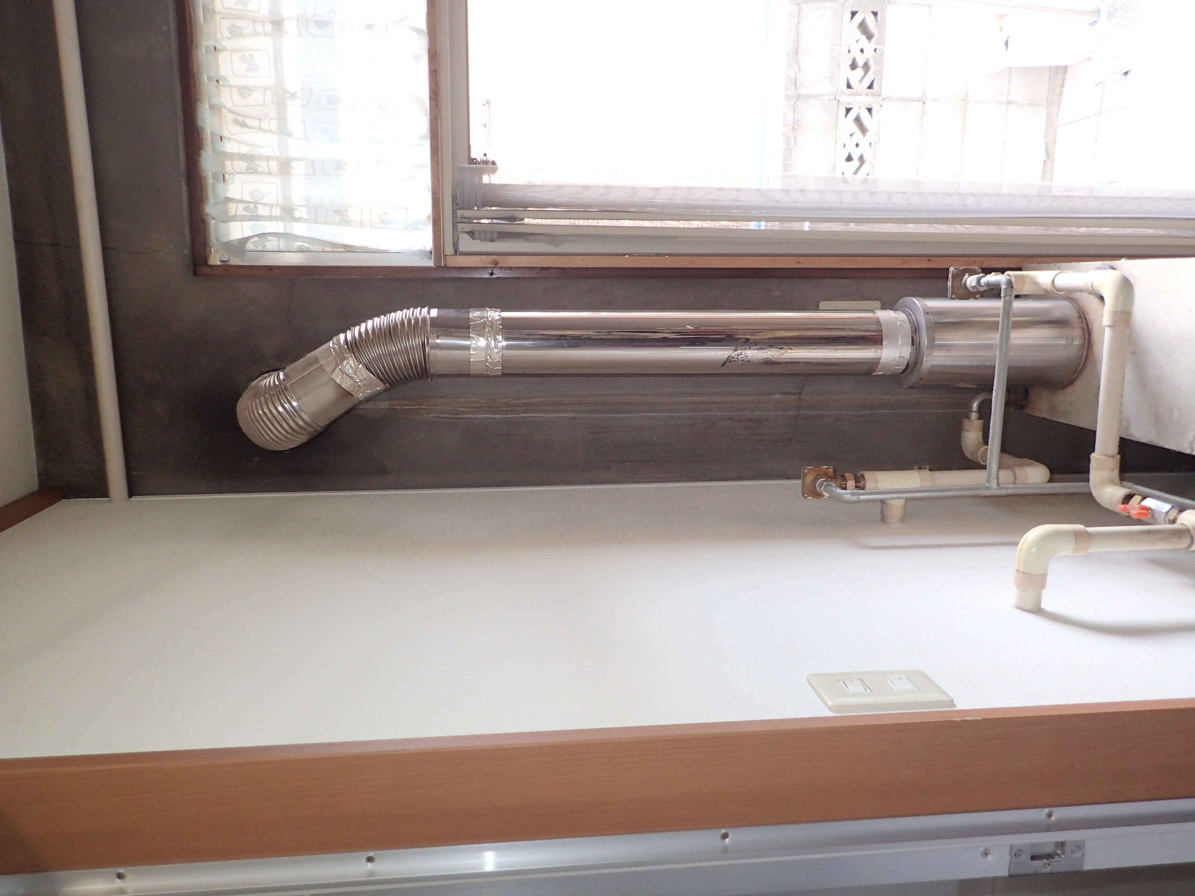 石油給湯器据置タイプから壁掛けタイプに交換したいのですが