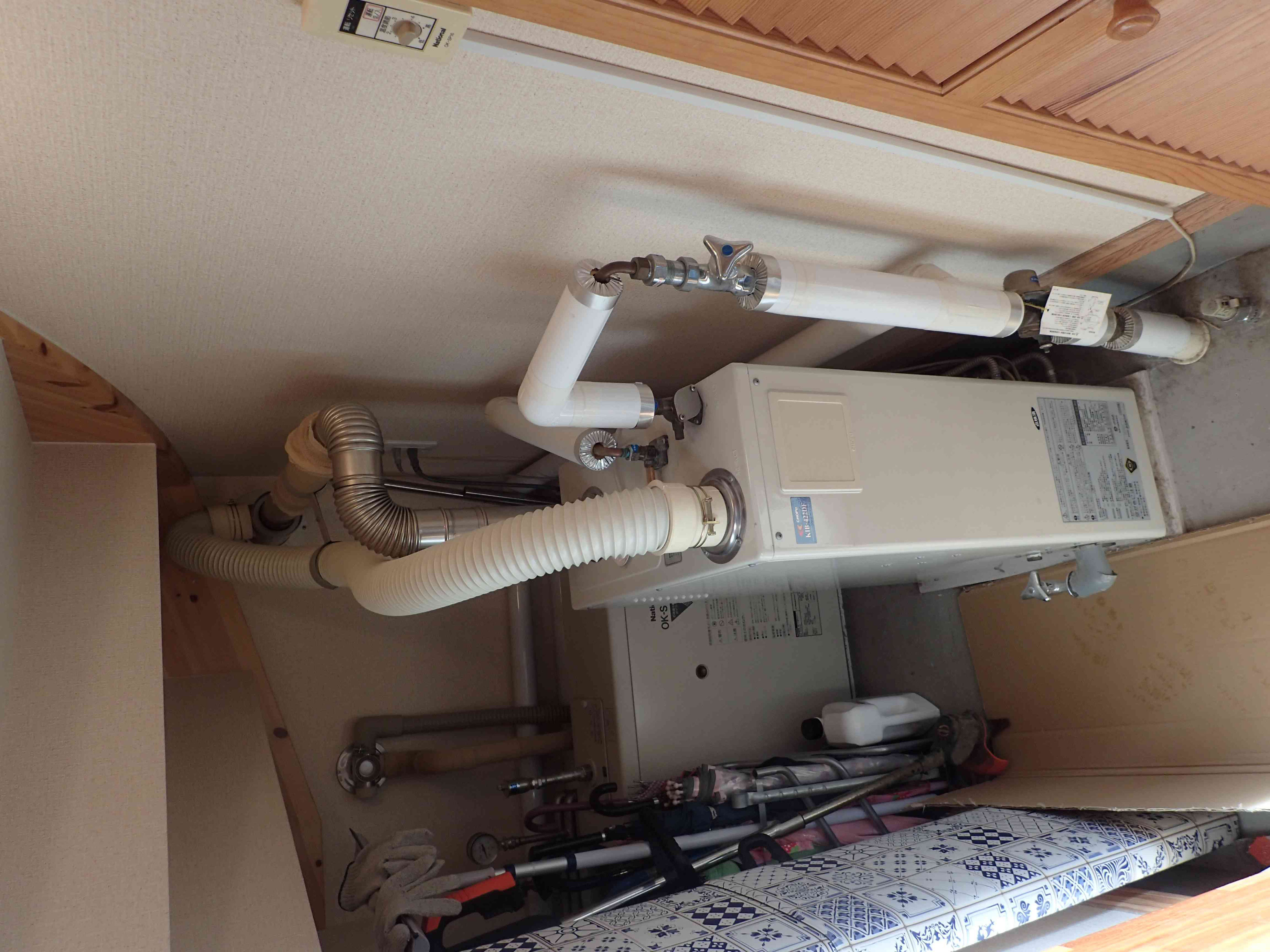 長府給湯ボイラーのKIB-422DFが燃焼しなくて困っている 長府給湯ボイラーのKIB-422DFが燃焼しなくて困っている