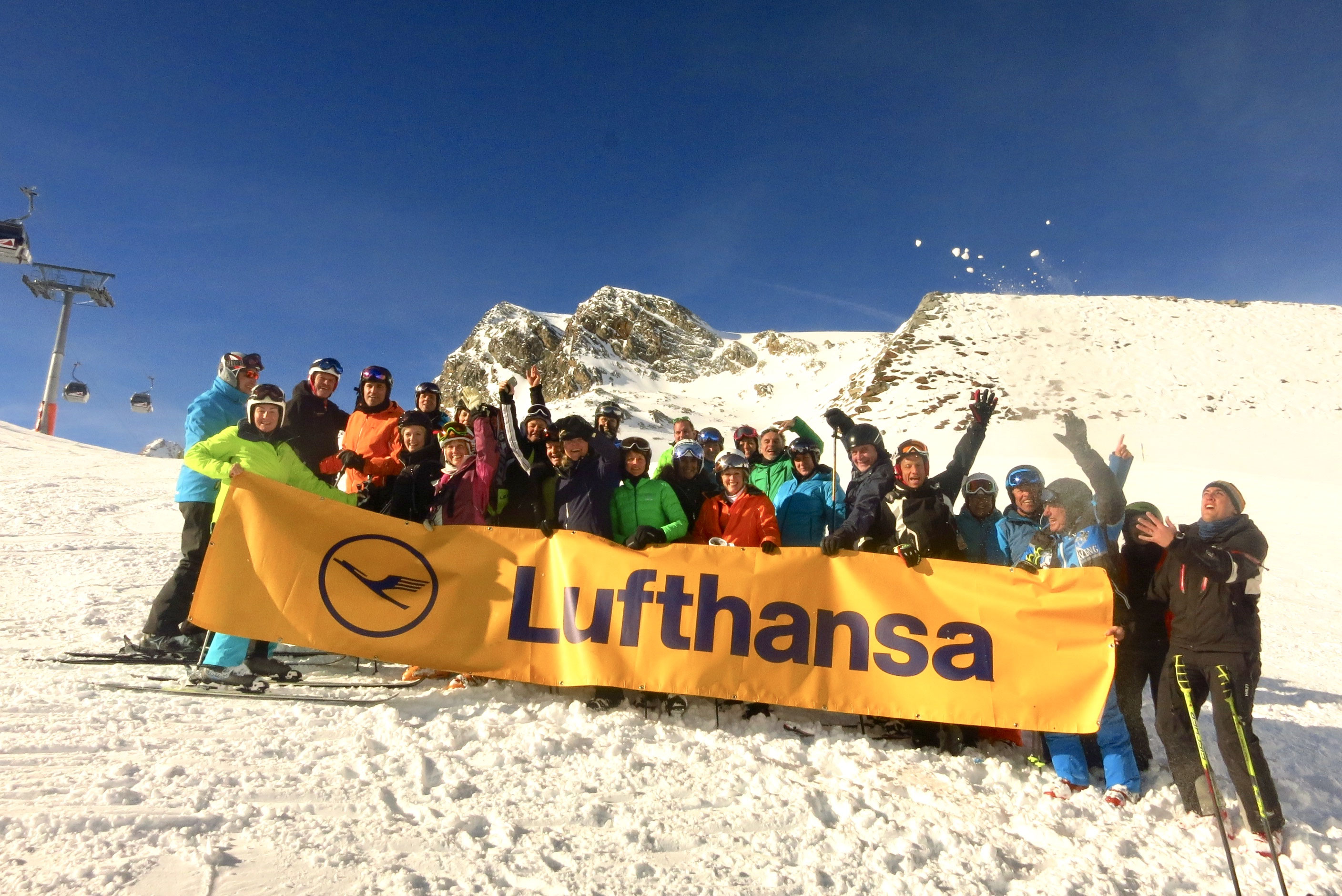 Pulverschnee und Sonnenschein LHSC Lufthansa Ski Club Herzlich
