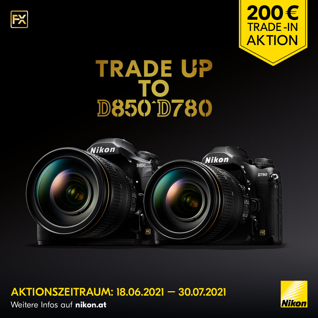 Nikon Trade in Aktion D780/D850 Sommer 2021 Foto Hebenstreit