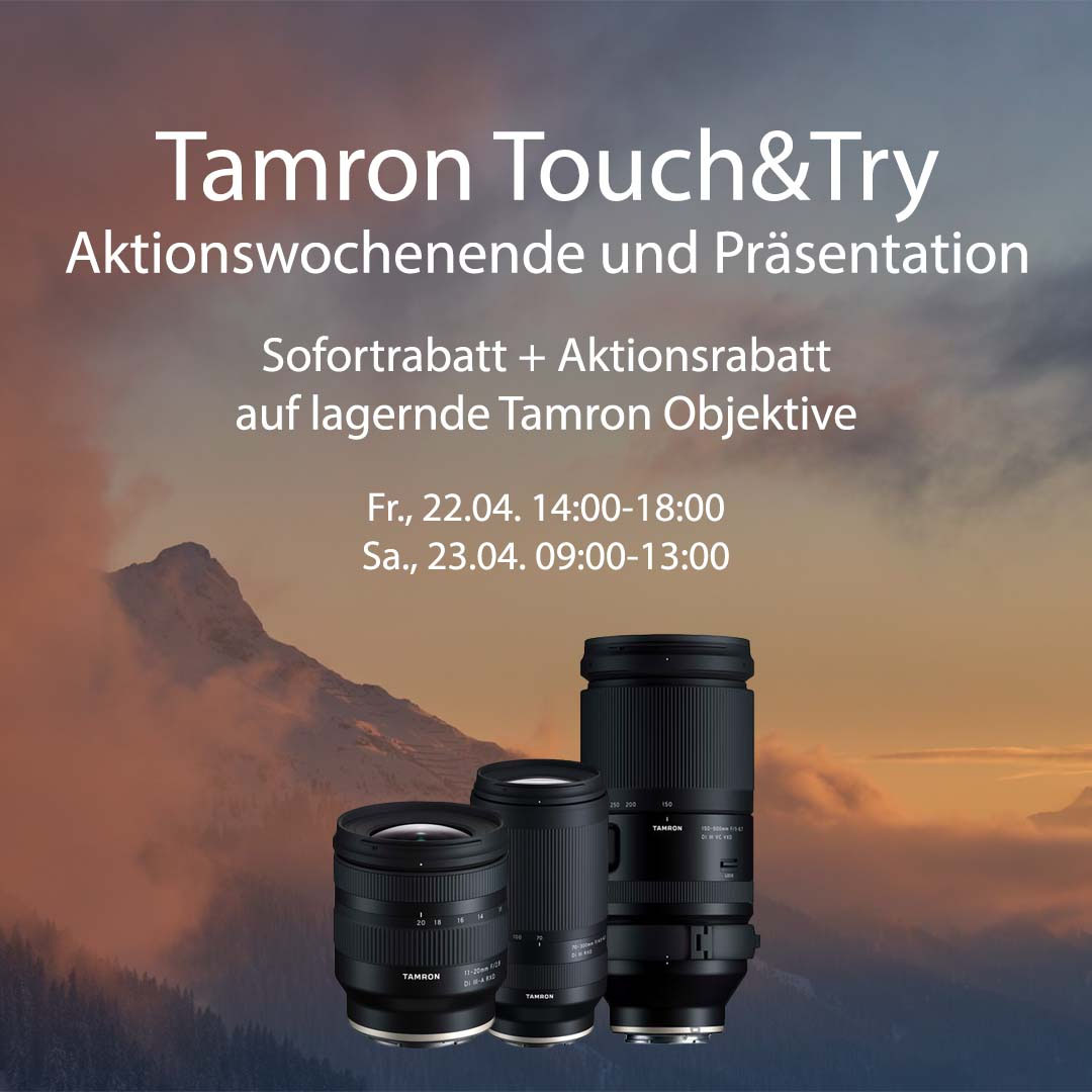 Tamron Aktionswochenende und Präsentation Foto Hebenstreit