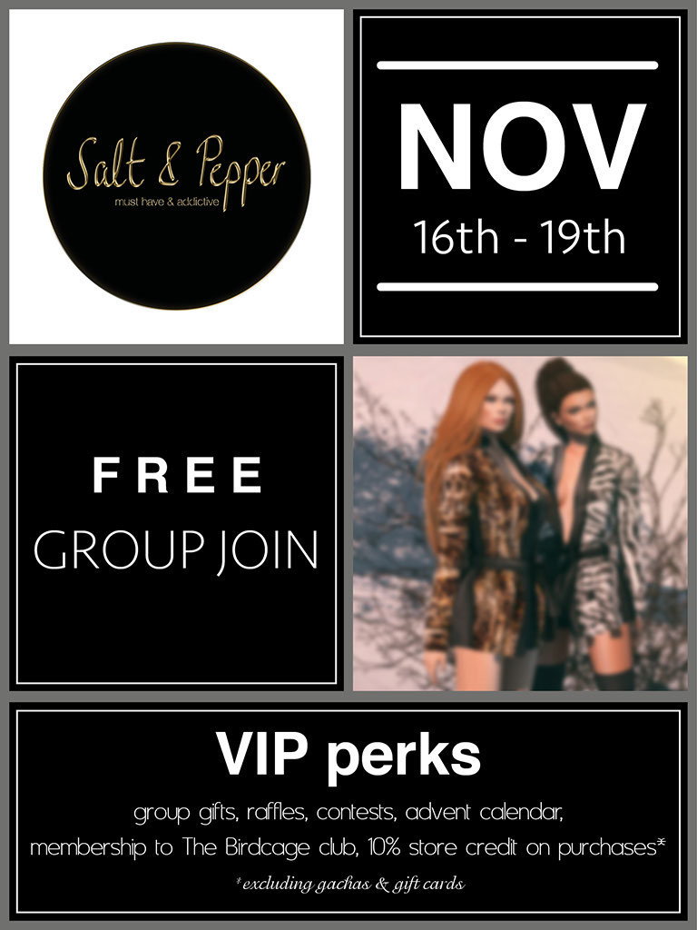 Free group join Salt & Pepper