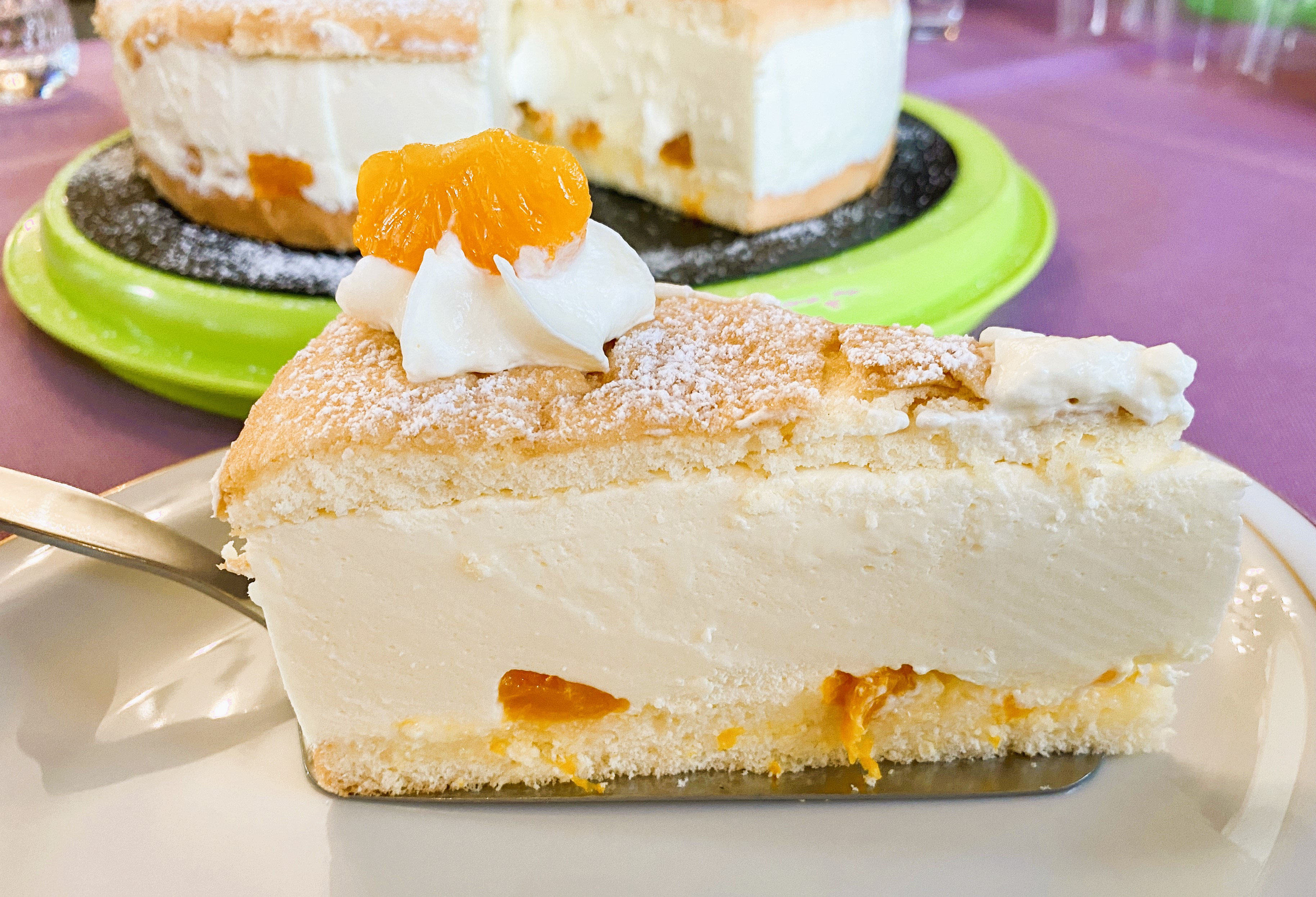 Käsesahnetorte mit Mandarinen - TheEssigs