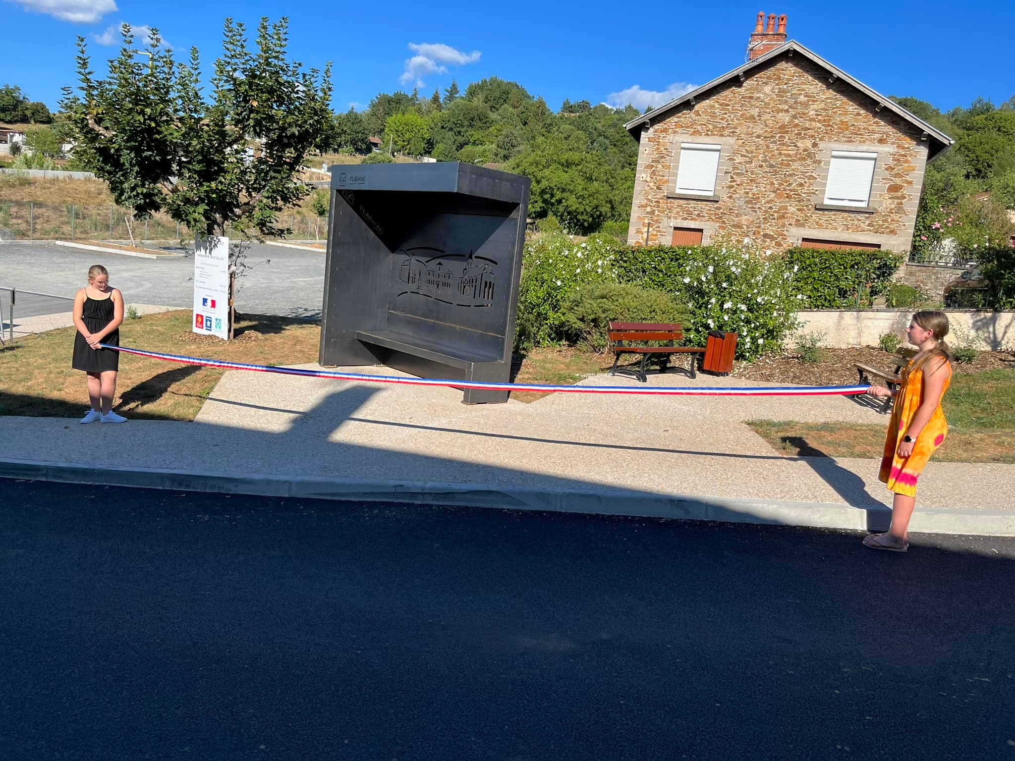 Inauguration Commune de Flagnac en Aveyron