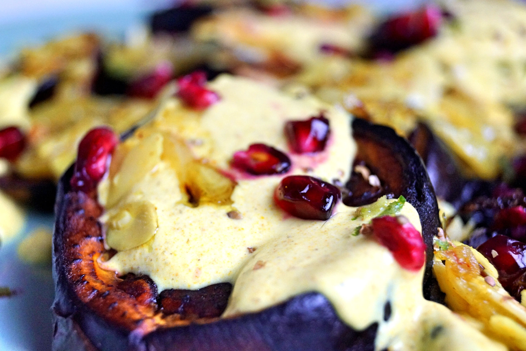 Aubergine mit CurryJoghurt nach Ottolenghi zimtkringel about food