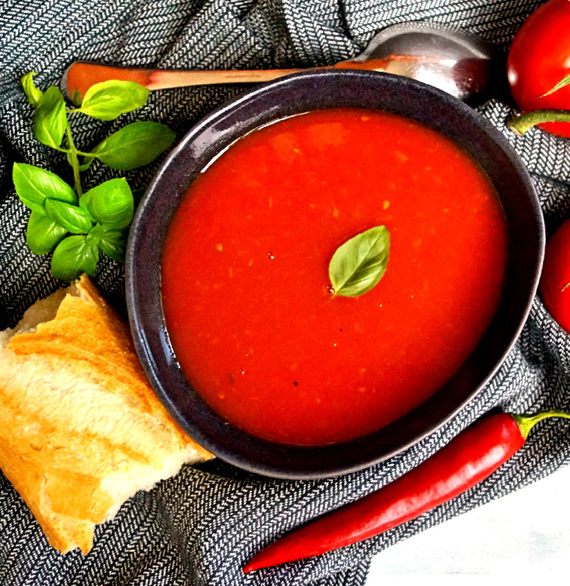 scharfe Tomatensuppe - zimtkringel - about food