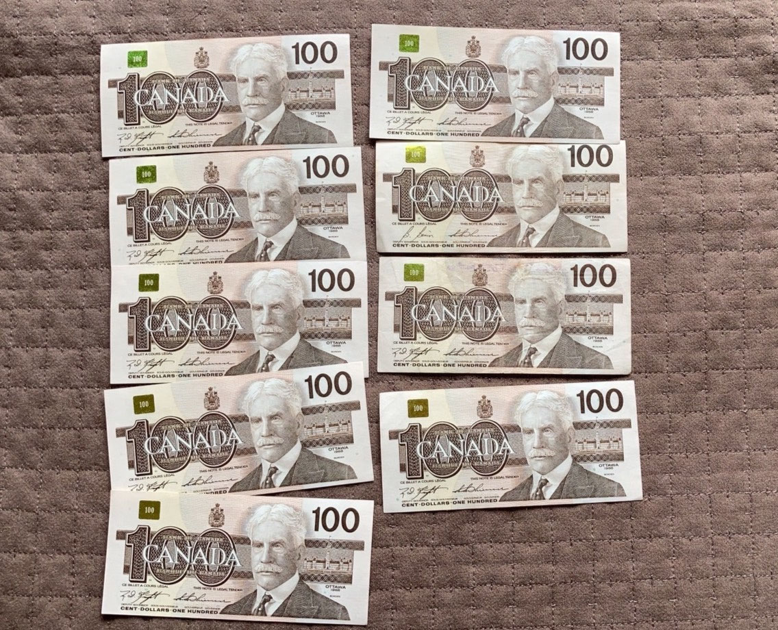 旧紙幣　カナダドル るう様】カナダドル旧紙幣 20ドル札 2枚の通販 by エミン's ｜ラクマ