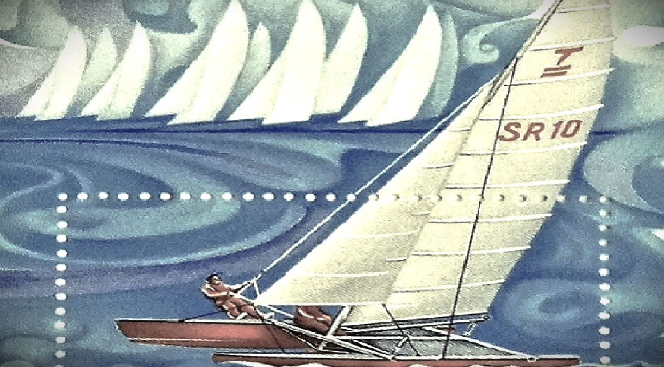 Olympics, Boats and Sailing on Stamps Expressions