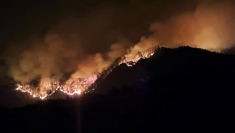 Waldbrand In Der S chsisch B hmischen Schweiz Wandern In 