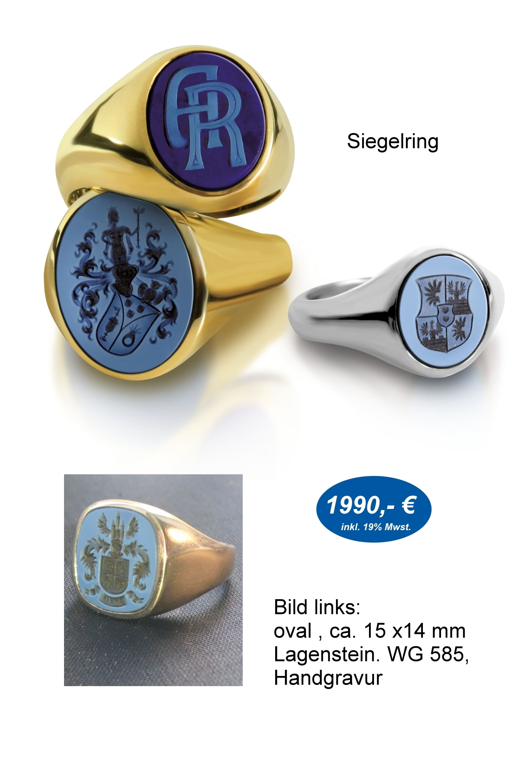 siegelring mit wappen anfertigen lassen