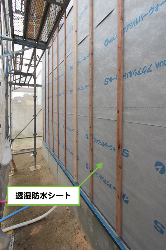 透湿防水シート施工 外壁通気工法 福津市 N様邸 新築工事 株式会社zacc 透湿防水シート施工 外壁通気工法 福津市 N様邸 新築工事 株式会社zacc