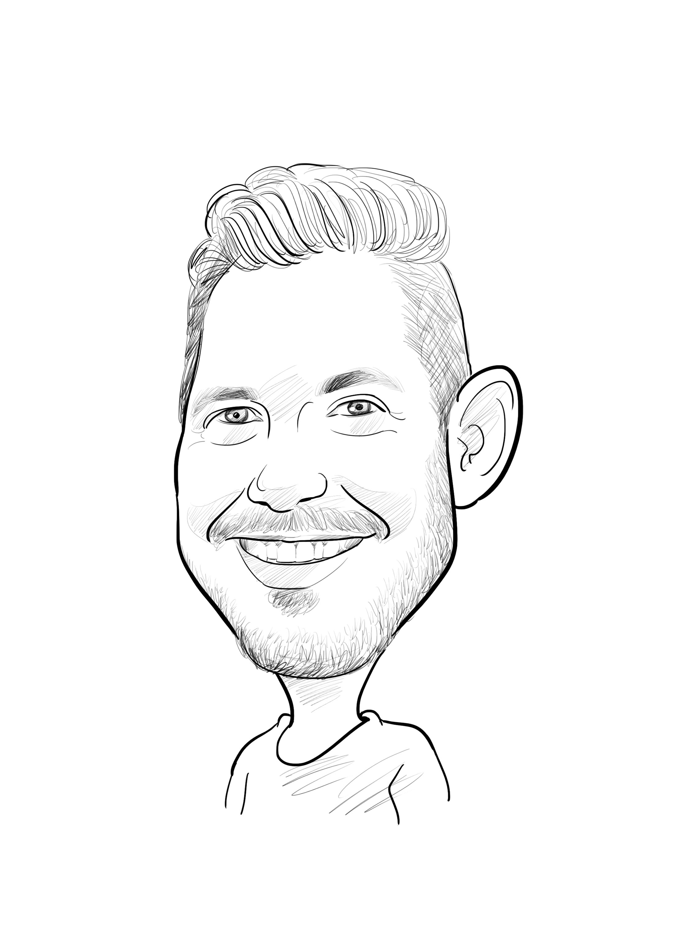 Karikatur vom Foto, Sonderangebot Portrait vom Foto Karikatur vom Foto, Sonderangebot Portrait vom Foto
