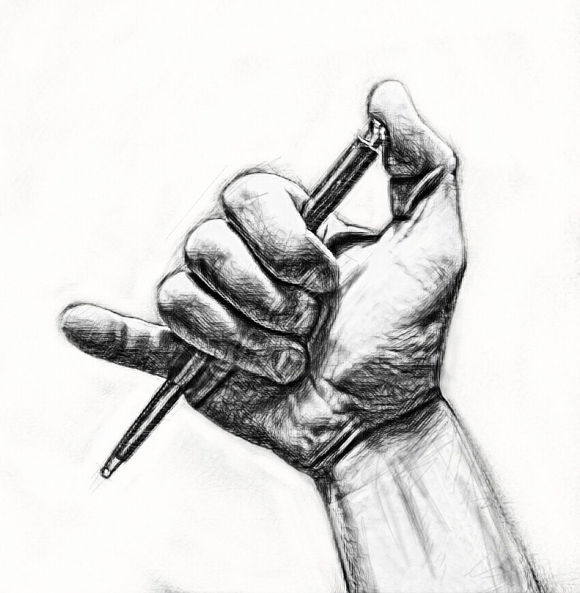 L Impugnatura Della Matita Peppe Ricciardi Ritrattista In Caserta Italia