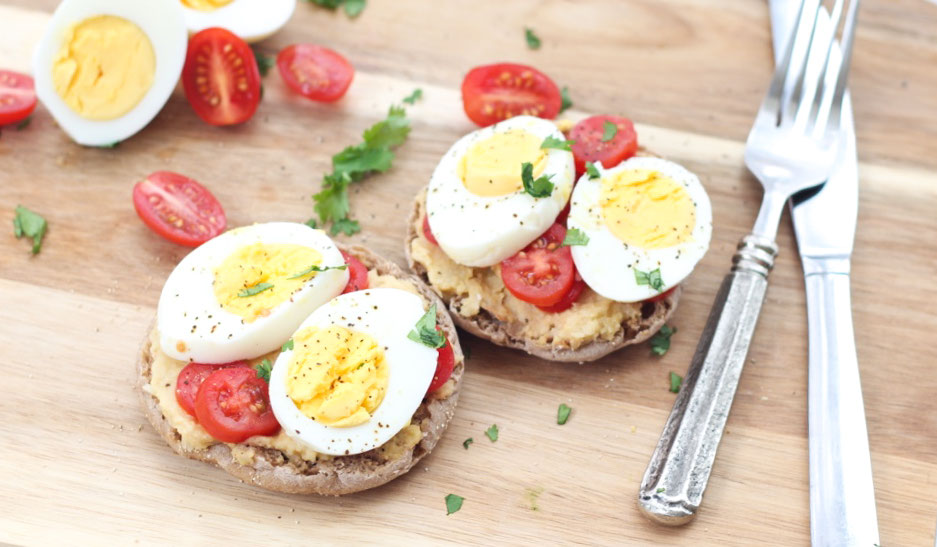 OpenFaced Egg and Hummus Breakfast Sandwich Recipe Homemade Nutrition Nutrition that fits