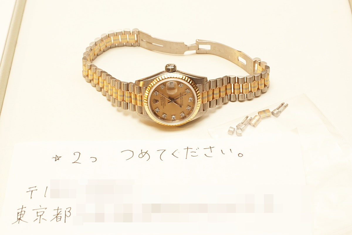 ロレックス金属ベルト4コマ Yahoo!オークション - 4 ROLEX ロレックス コマ 金属ベルト