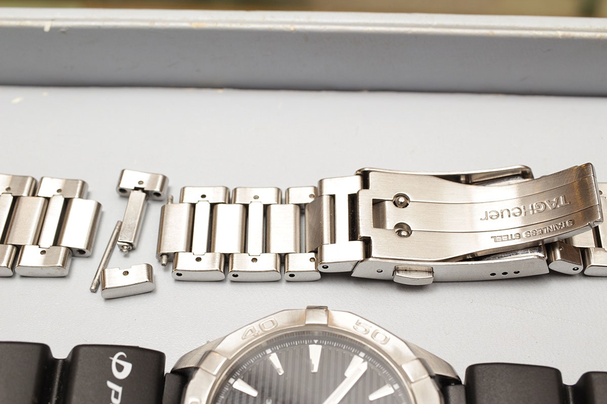 タグホイヤーとダンヒルの腕時計ベルト修理例 やっぱり諦めたくない 口コミで前橋市からご来店 群馬県桐生市 時計 メガネ 宝石の 株 福田時計店