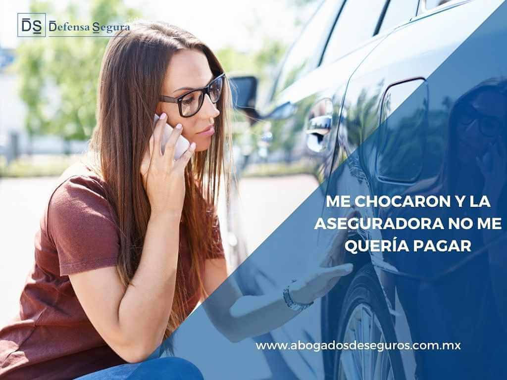 Me chocaron y la aseguradora no me quería pagar - abogados de seguros