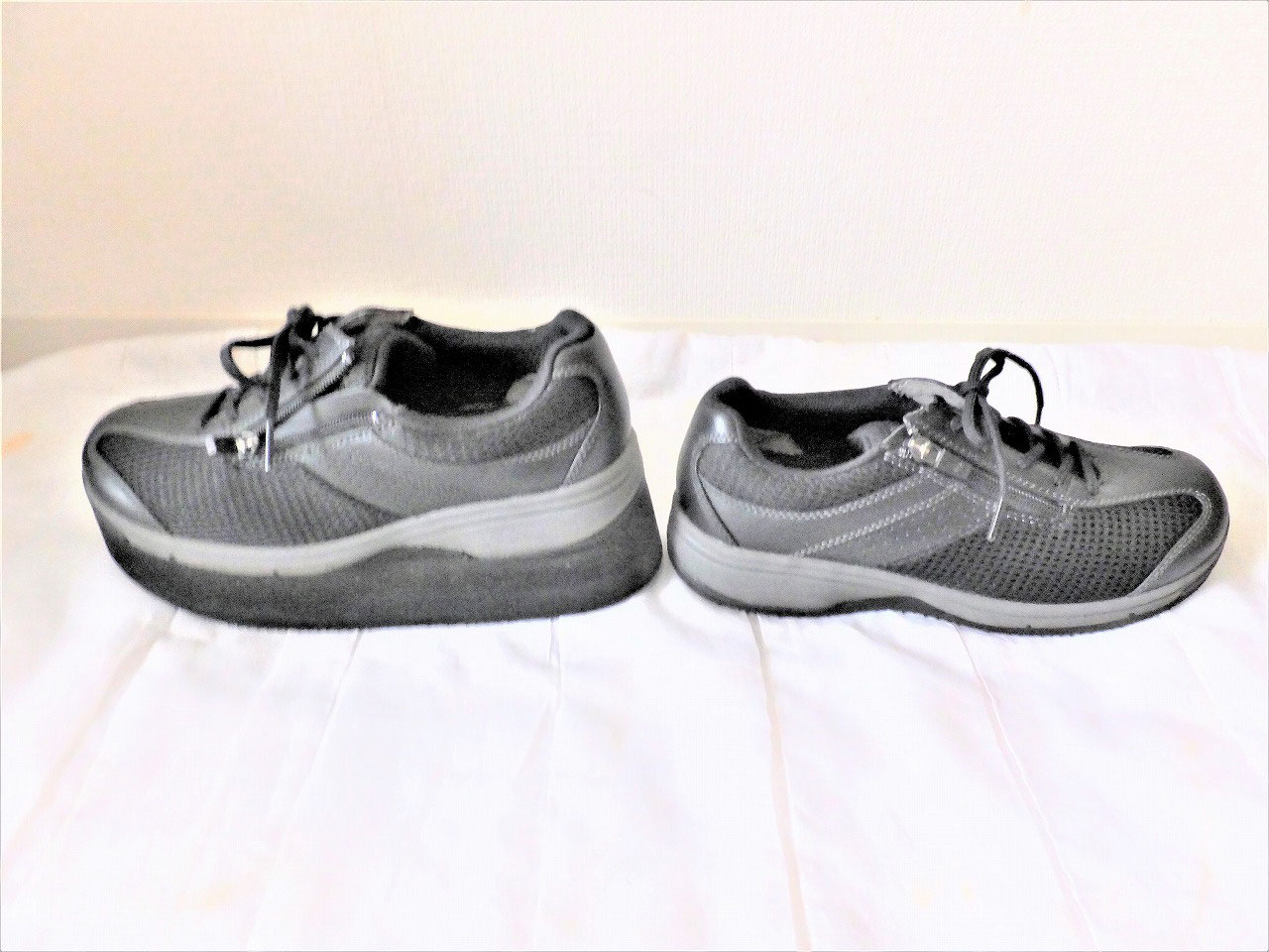 アサヒメディカルシューズで補高靴を作成しました。 - 健康靴アミカ 補高靴・オーダーシューズの作製・出張販売