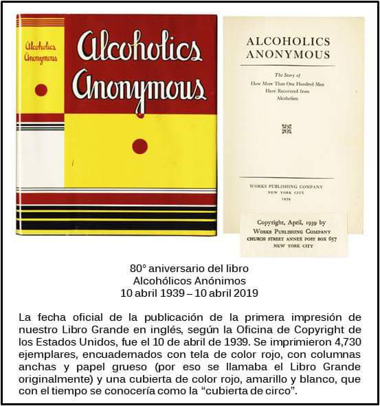 Una breve historia del «Libro Grande» Alcohólicos Anónimos - Acción ...