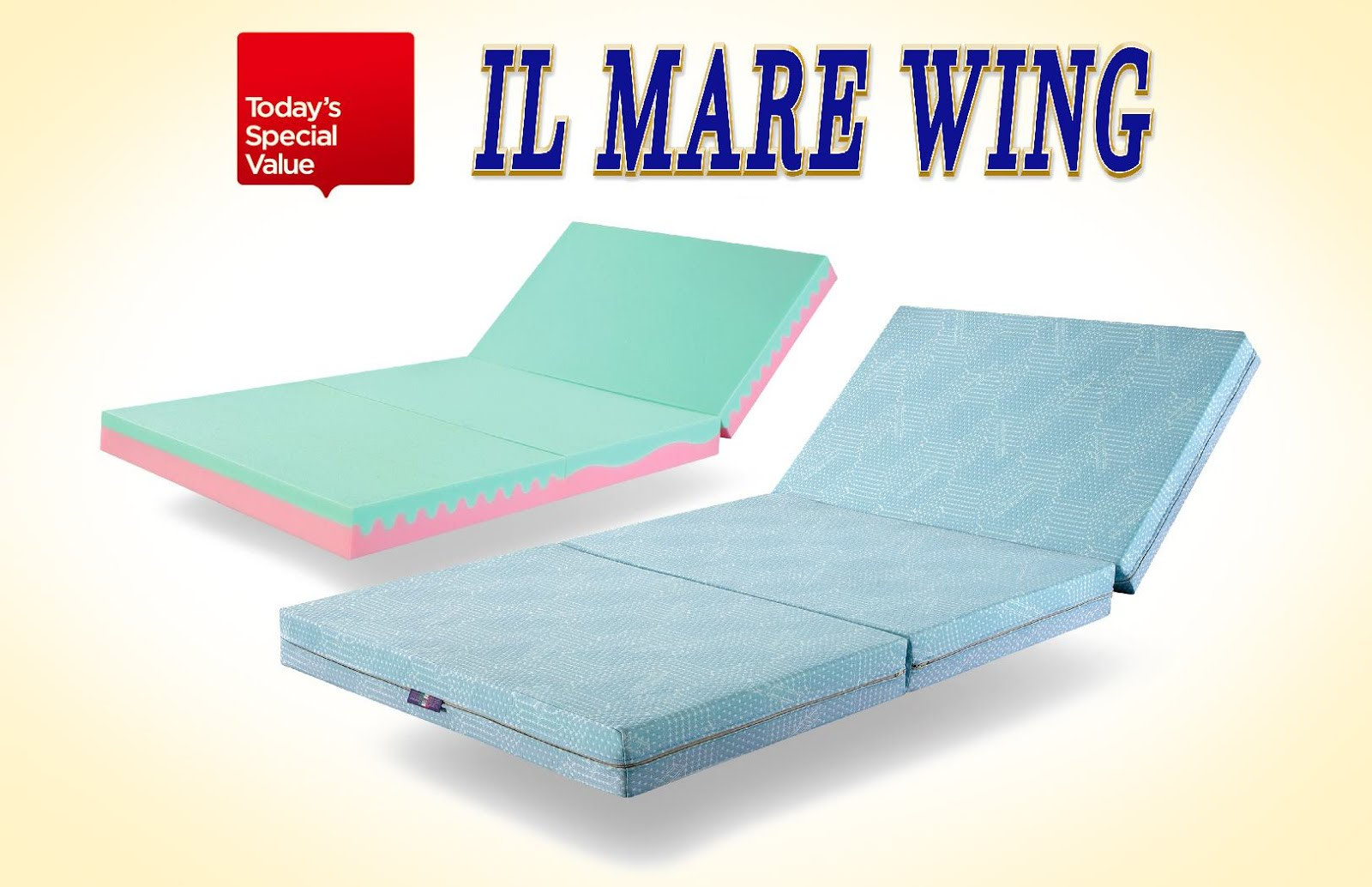 マットレス セミダブル マニフレックス 保証書付 3つ折り イルマーレウイング マニフレックス 3つ折り マットレス セミダブル