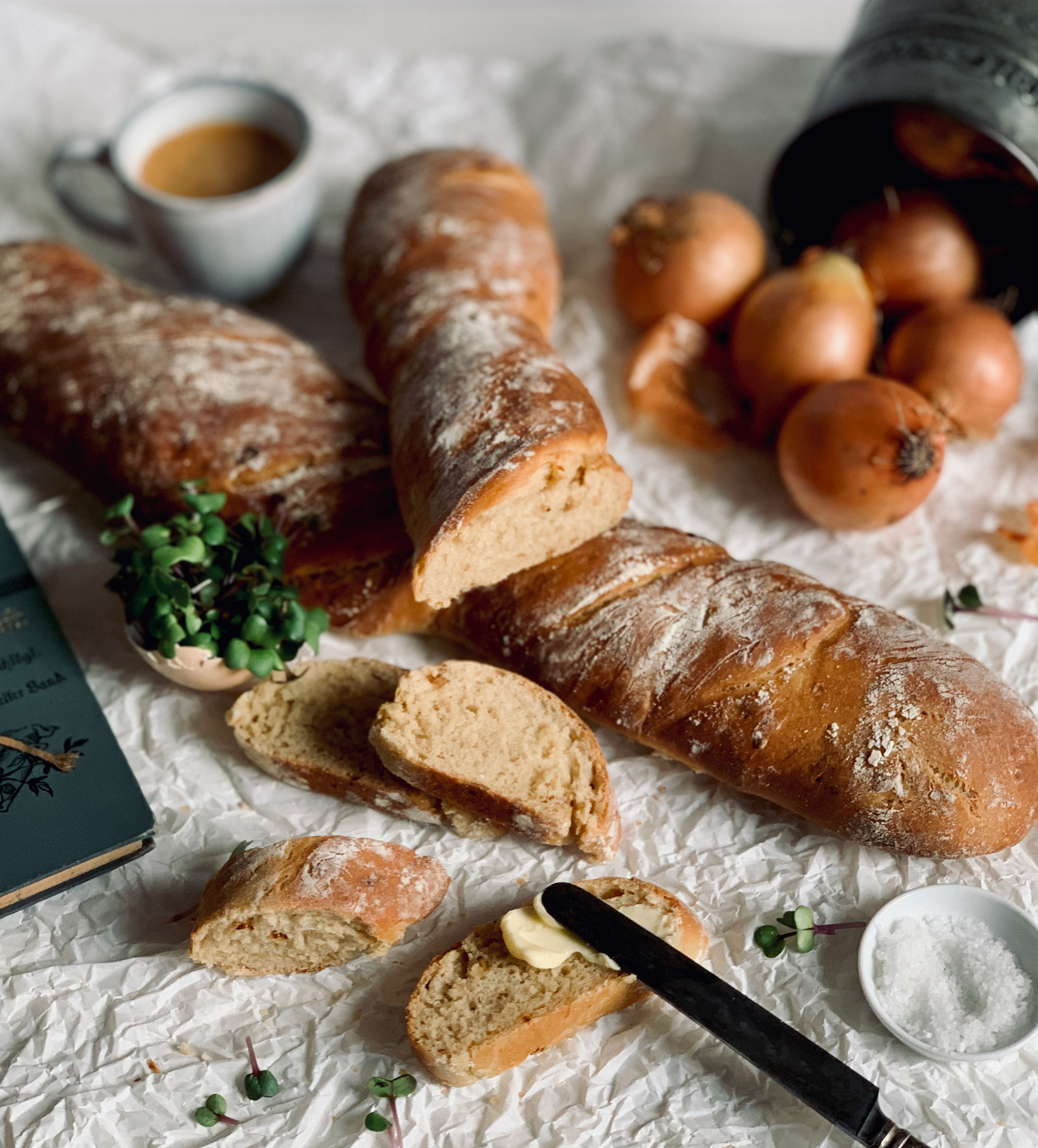 Zwiebelbaguette - Rezepte Suchen